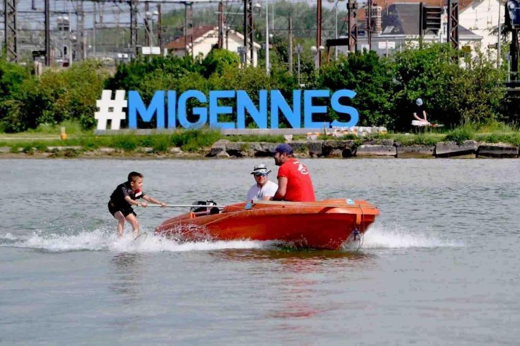 Вилла Le Ni' De Jess Migennes Экстерьер фото